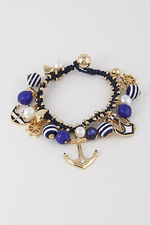 Sea Sailor Inspired Anchor Bracelet 6FCB7